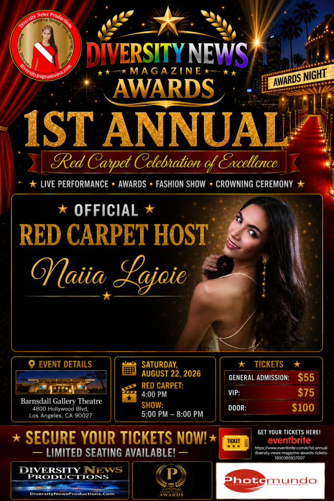 Naiia Lajoie, Official Red Carpet Host flyer
